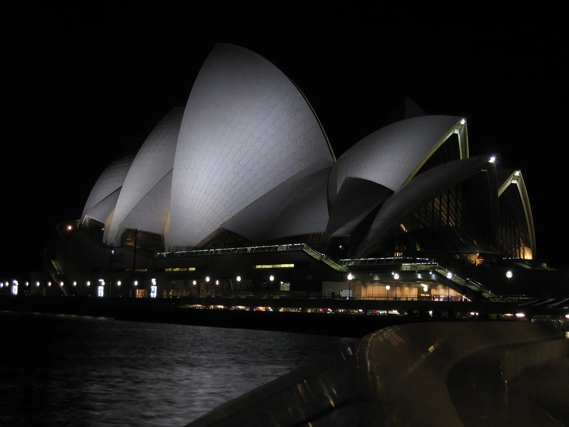 Sydney Opera House lit at night - porn jobs Australia casting