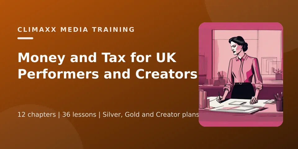 Money and Tax for UK Performers and Creators course cover