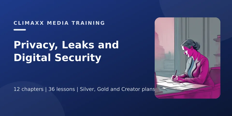 Privacy, Leaks and Digital Security course cover