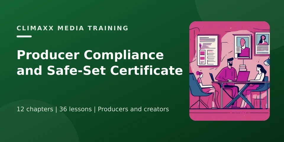 Producer Compliance and Safe-Set Certificate course cover