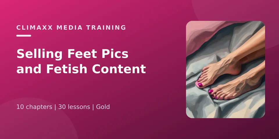 Selling Feet Pics and Fetish Content course cover